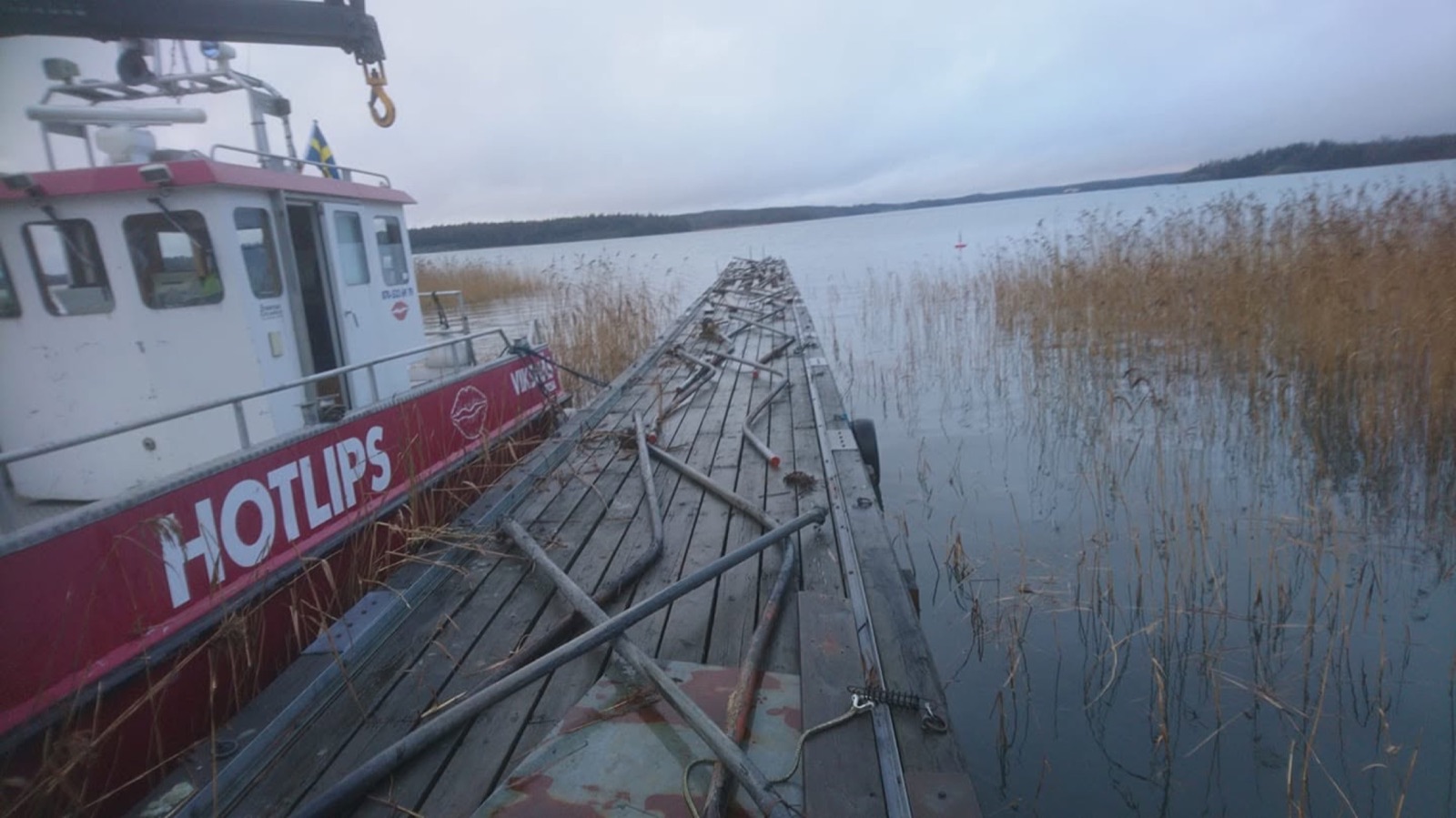 Sjötransport med Hot Lips i Trosa skärgård
